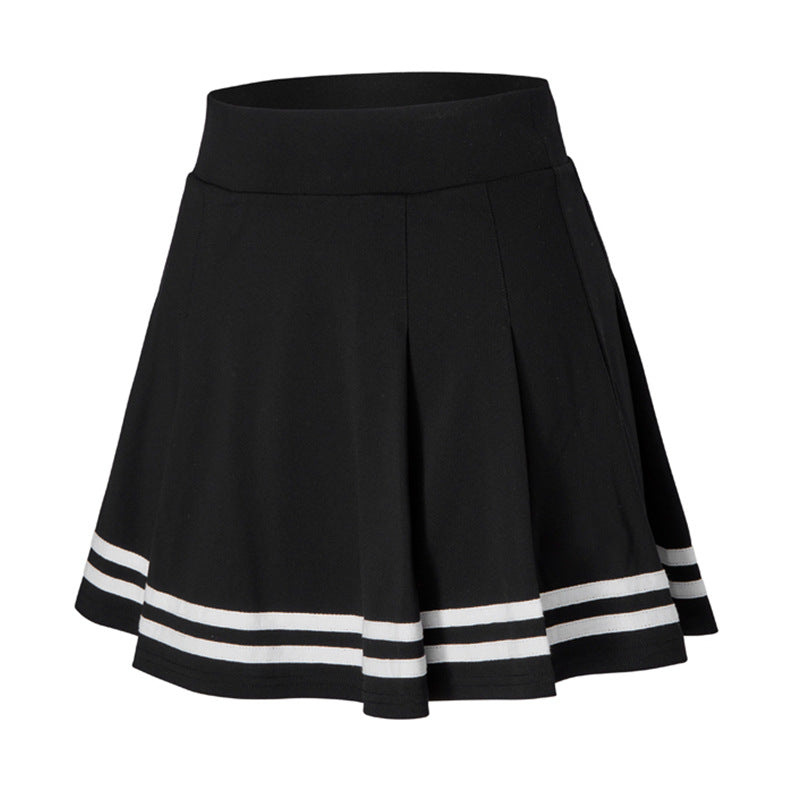 Striped tennis skirt