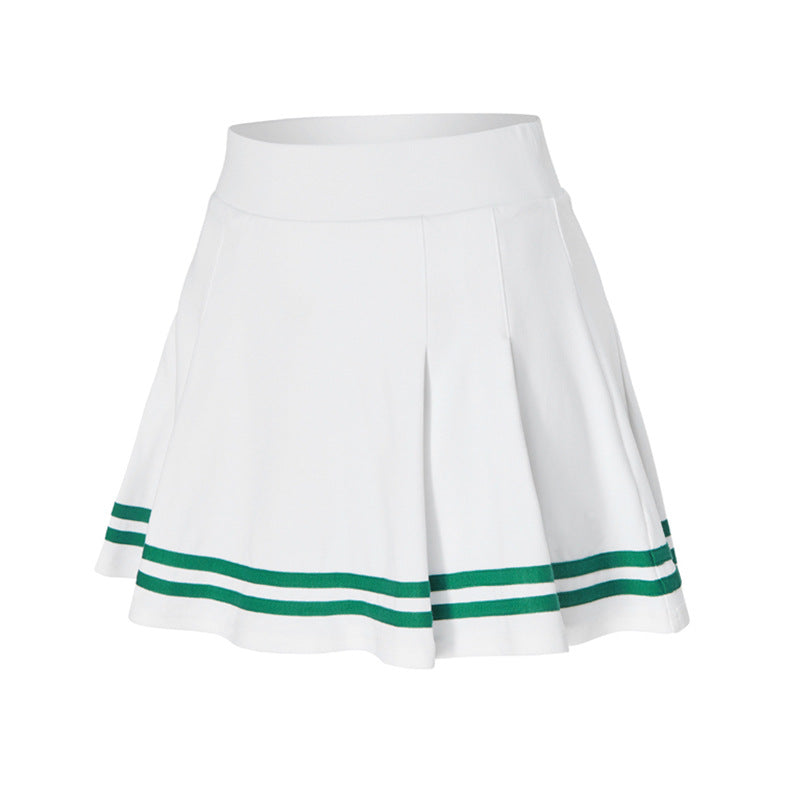 Striped tennis skirt